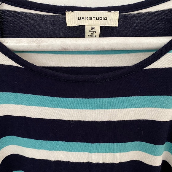 Max Studio Striped Tank Top / Blouse Sz. M - Picture 2 of 3